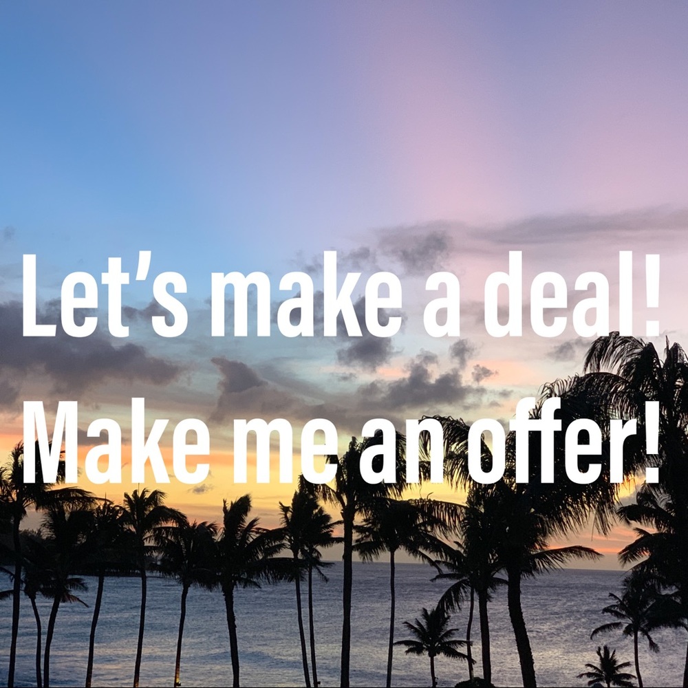 Reasonable offers always welcome